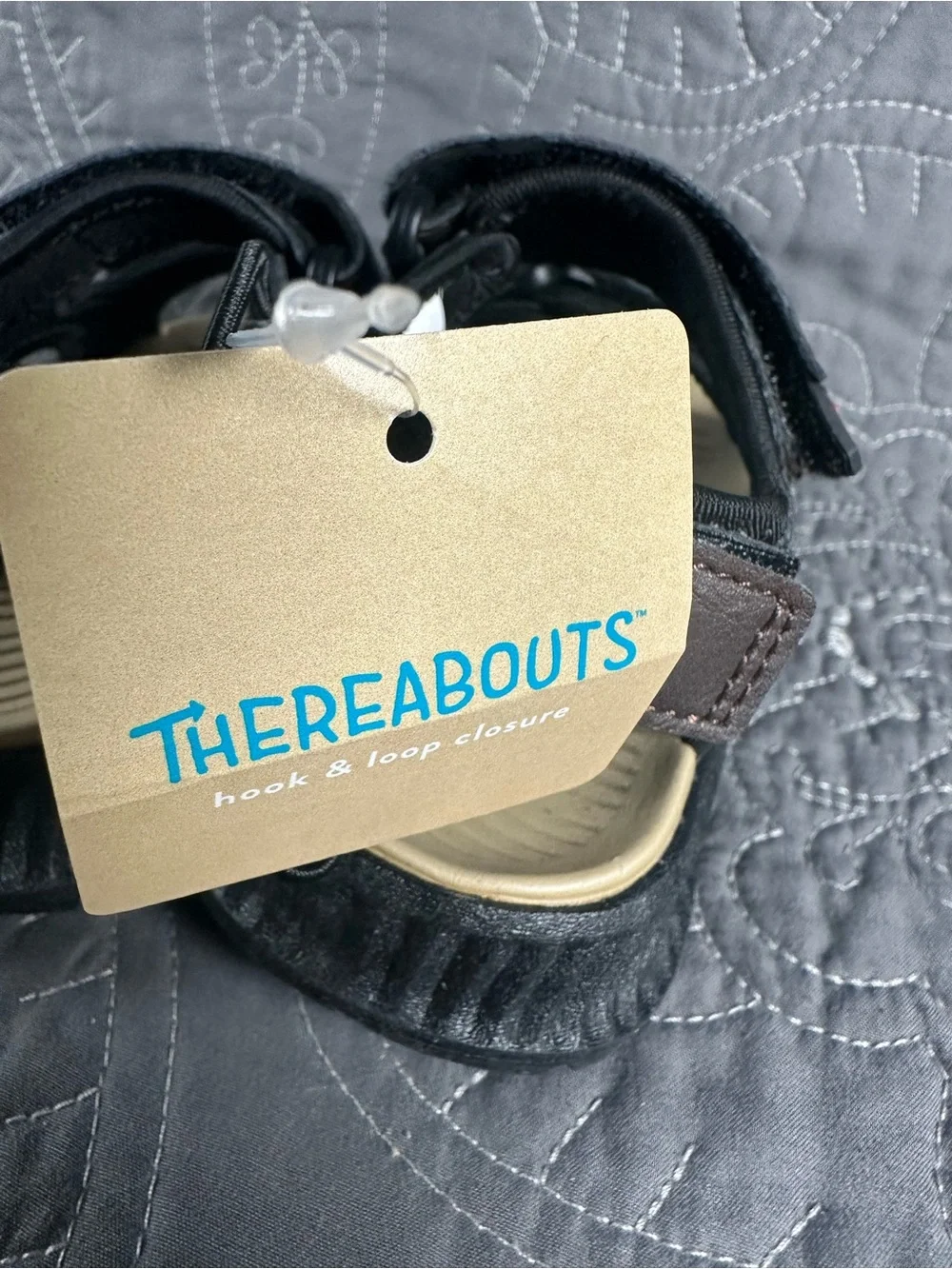 Thereabouts Toddler Boys  Lil Gulf Brown Strap Sandals NWT Size Toddler 6